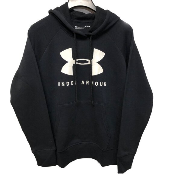 UNDER ARMOUR WOMEN'S RIVAL FLEECE LOGO PULL OVER‎ HOODIE SM NEW WITH TAG - Picture 8 of 11